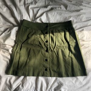 Madewell Button Skirt